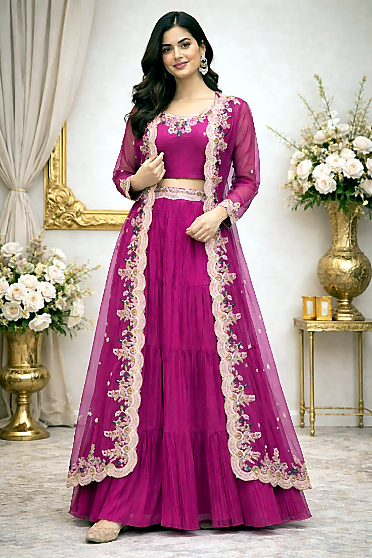 Custom blouse and lehenga work